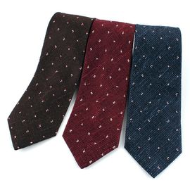 [MAESIO] KSK2611 Wool Silk Allover Necktie 8cm 3Color _ Men's Ties Formal Business, Ties for Men, Prom Wedding Party, All Made in Korea